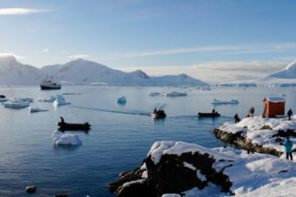 Antarktida - Polární stanice Paradise Harbor