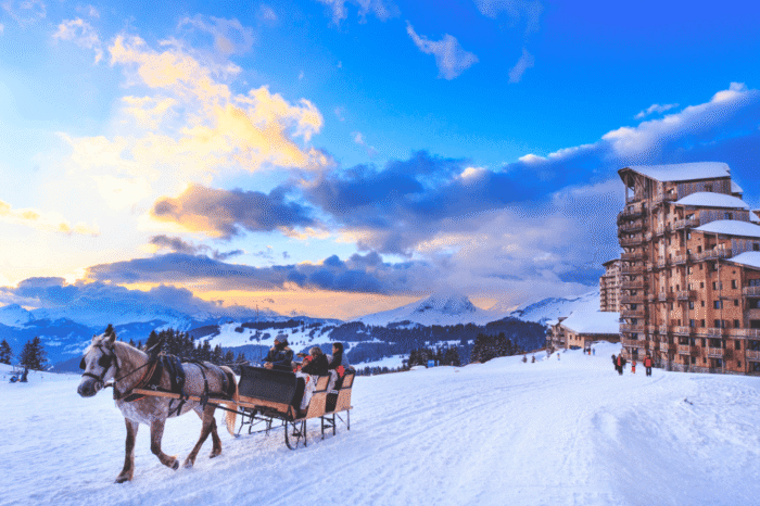 Středisko Avoriaz je 100%bez aut Středisko Avoriaz je 100%bez aut