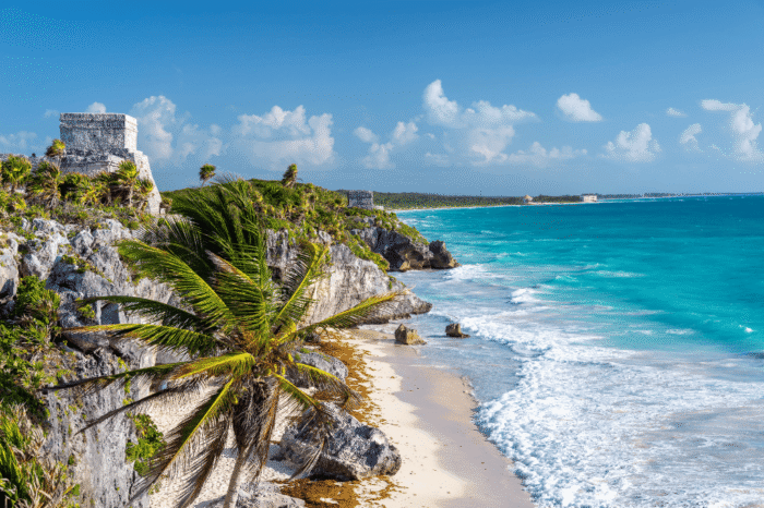 Mayské památky v Tulum Mayské památky v Tulum